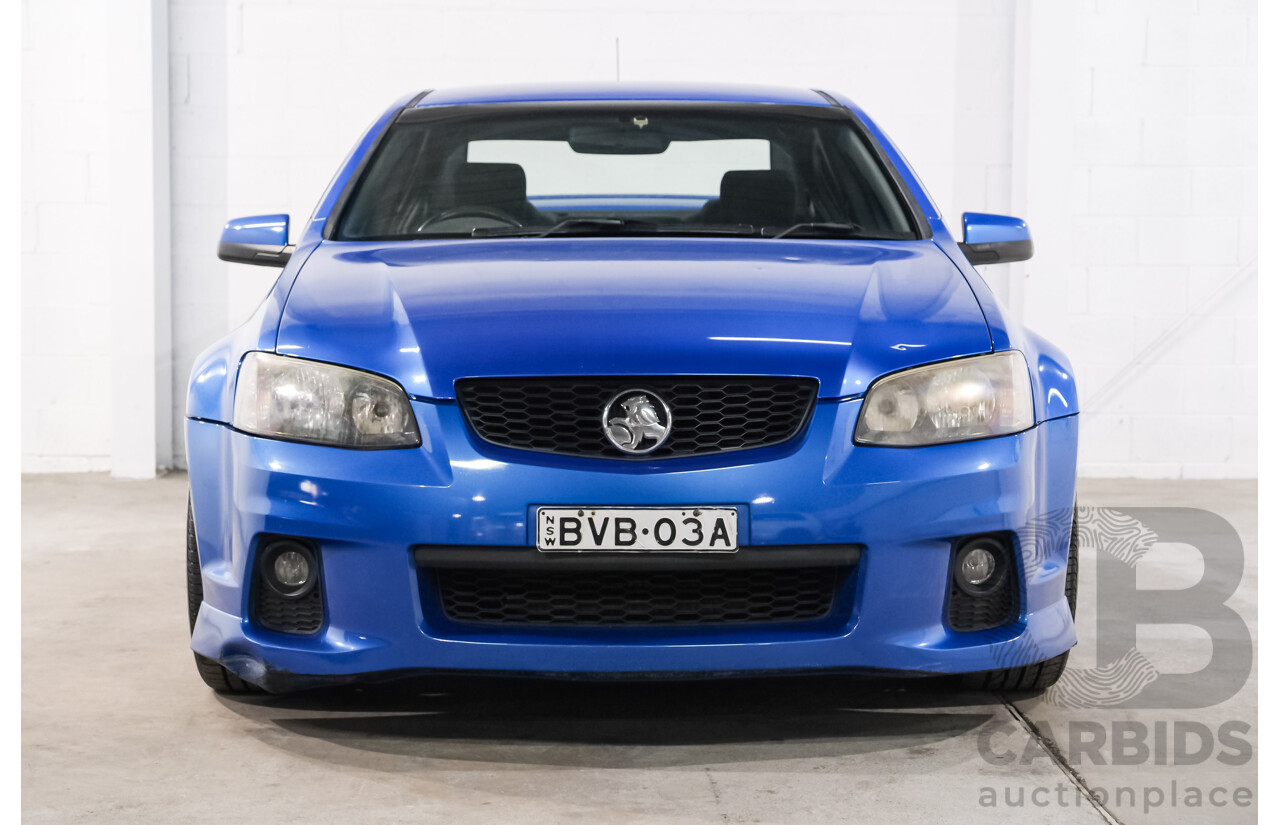 12/2010 Holden Commodore SV6 VE II 4d Sedan Voodoo Blue 3.6L