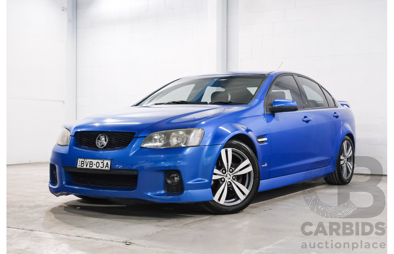 12/2010 Holden Commodore SV6 VE II 4d Sedan Voodoo Blue 3.6L