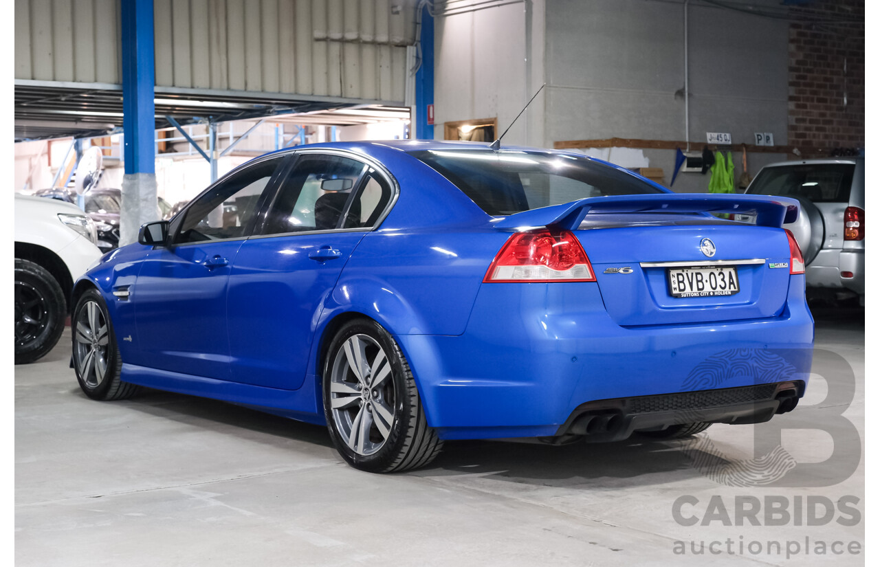 12/2010 Holden Commodore SV6 VE II 4d Sedan Voodoo Blue 3.6L