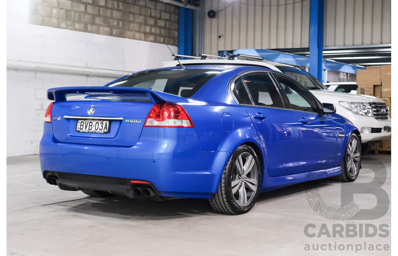 12/2010 Holden Commodore SV6 VE II 4d Sedan Voodoo Blue 3.6L