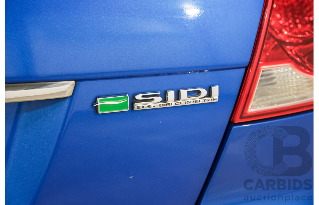 12/2010 Holden Commodore SV6 VE II 4d Sedan Voodoo Blue 3.6L