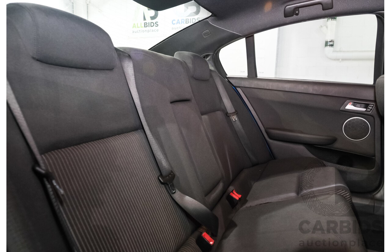 12/2010 Holden Commodore SV6 VE II 4d Sedan Voodoo Blue 3.6L