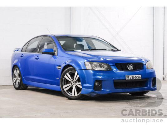 12/2010 Holden Commodore SV6 VE II 4d Sedan Voodoo Blue 3.6L
