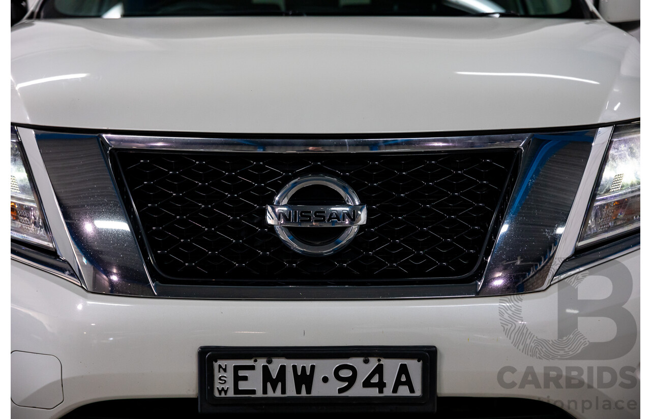 07/2016 Nissan Pathfinder ST R52 MY15 Upgrade 4d Wagon White 3.5L