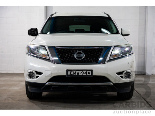 1660951 · 07/2016 Nissan Pathfinder ST (FWD) R52 MY15 Upgrade 4d Wagon White 3.5L