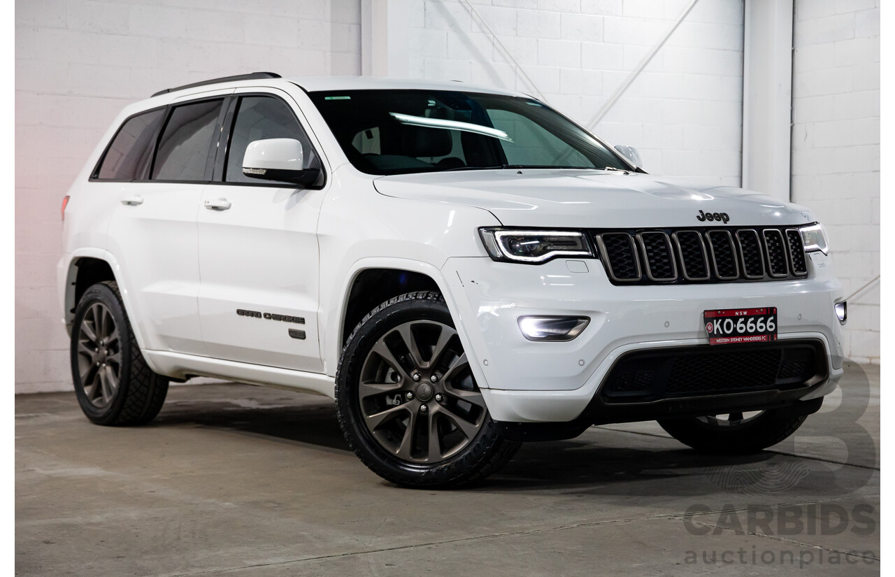 07/2016 Jeep Grand Cherokee 75TH ANNIVERSARY WK MY16 4D Wagon White 3.6L
