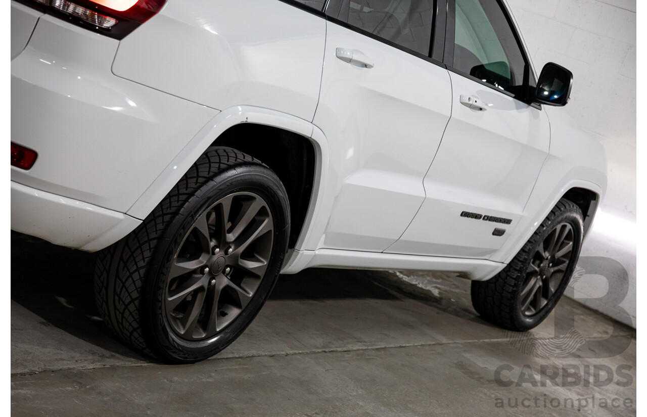07/2016 Jeep Grand Cherokee 75TH ANNIVERSARY WK MY16 4D Wagon White 3.6L