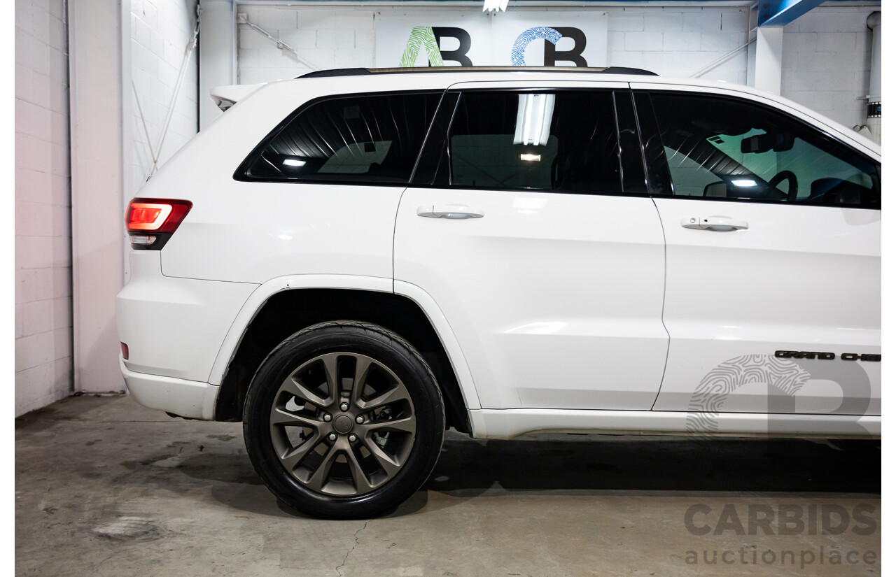 07/2016 Jeep Grand Cherokee 75TH ANNIVERSARY WK MY16 4D Wagon White 3.6L
