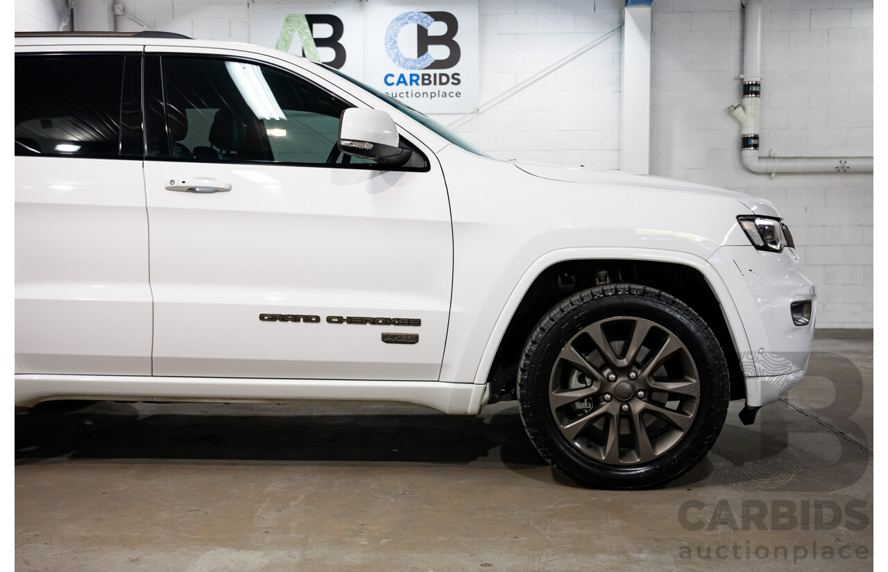 07/2016 Jeep Grand Cherokee 75TH ANNIVERSARY WK MY16 4D Wagon White 3.6L