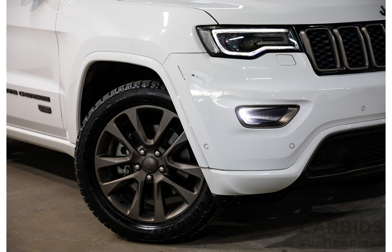 07/2016 Jeep Grand Cherokee 75TH ANNIVERSARY WK MY16 4D Wagon White 3.6L