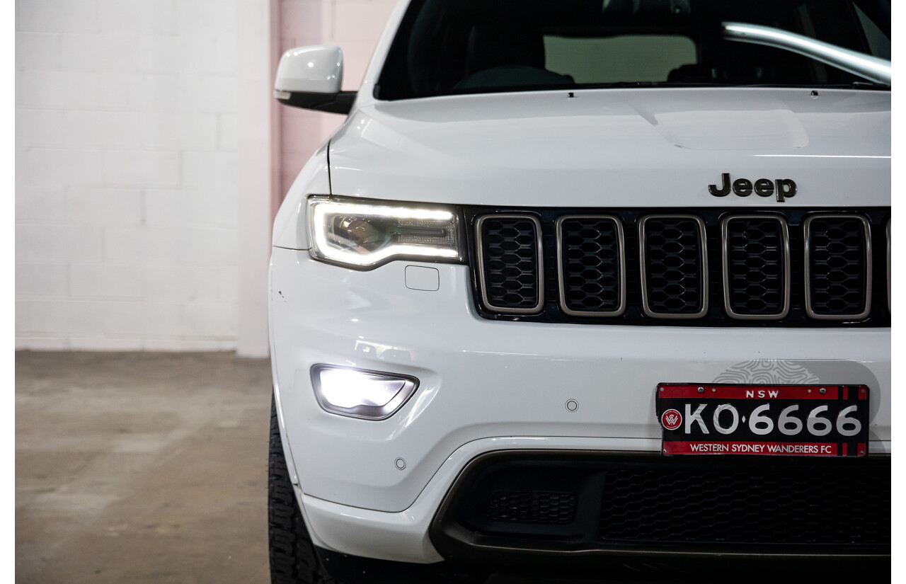 07/2016 Jeep Grand Cherokee 75TH ANNIVERSARY WK MY16 4D Wagon White 3.6L
