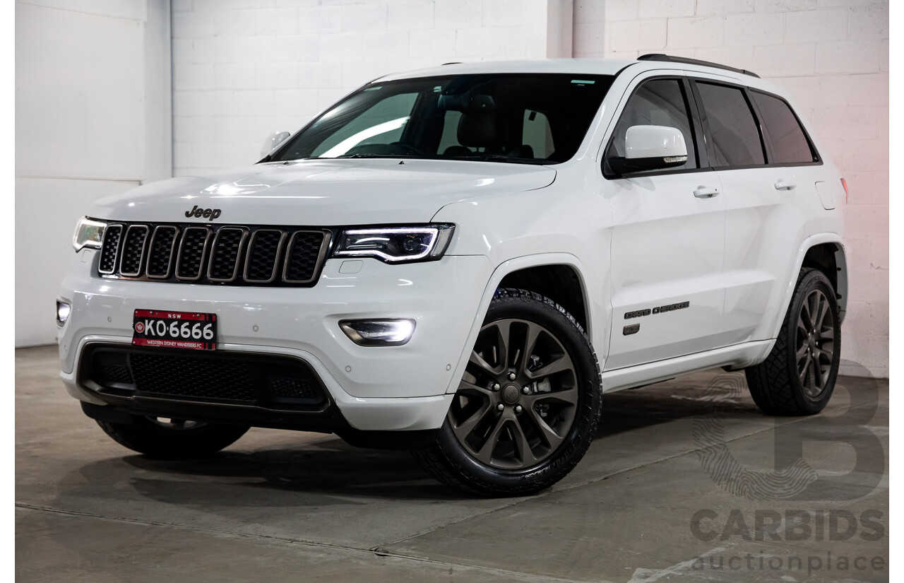 07/2016 Jeep Grand Cherokee 75TH ANNIVERSARY WK MY16 4D Wagon White 3.6L