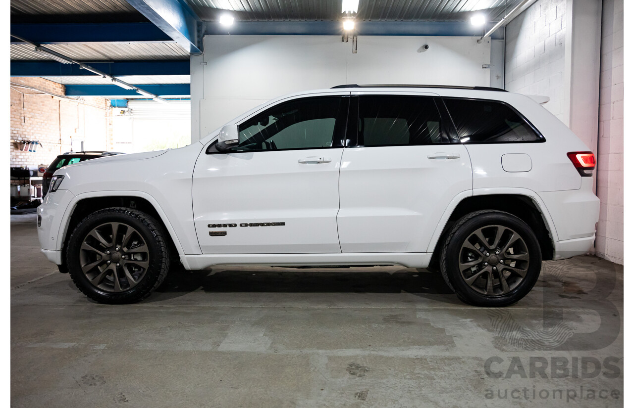 07/2016 Jeep Grand Cherokee 75TH ANNIVERSARY WK MY16 4D Wagon White 3.6L
