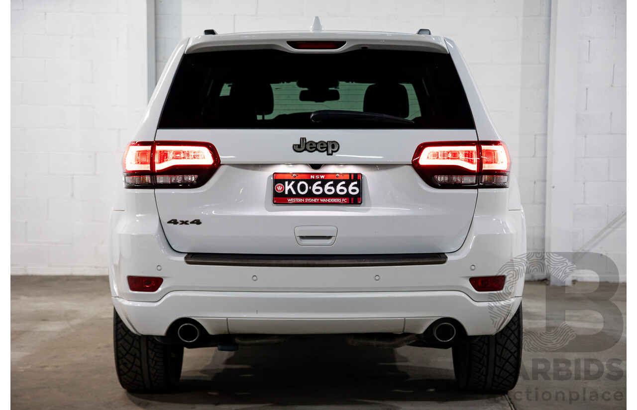07/2016 Jeep Grand Cherokee 75TH ANNIVERSARY WK MY16 4D Wagon White 3.6L
