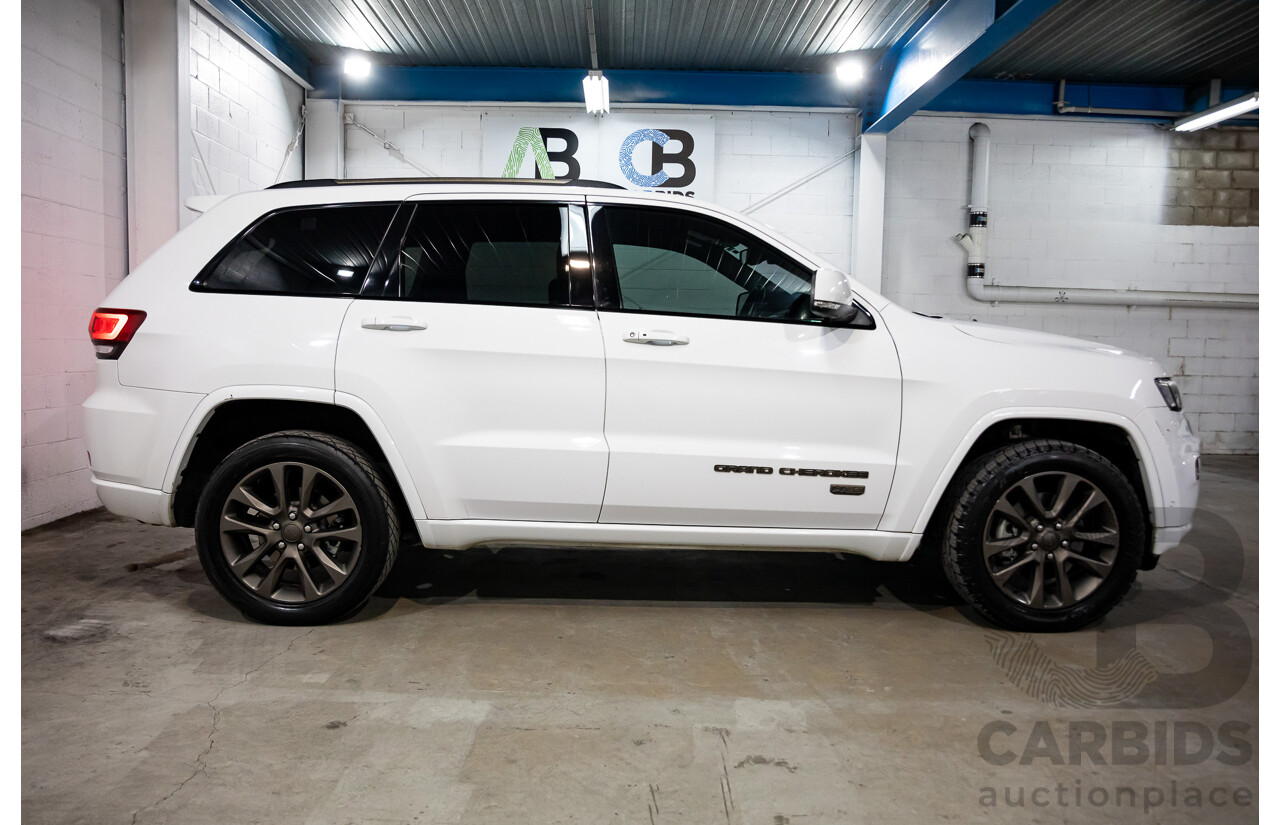 07/2016 Jeep Grand Cherokee 75TH ANNIVERSARY WK MY16 4D Wagon White 3.6L