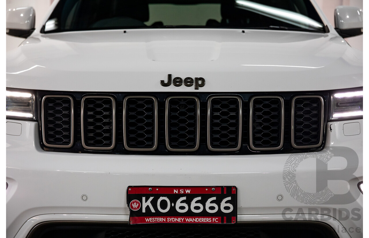 07/2016 Jeep Grand Cherokee 75TH ANNIVERSARY WK MY16 4D Wagon White 3.6L