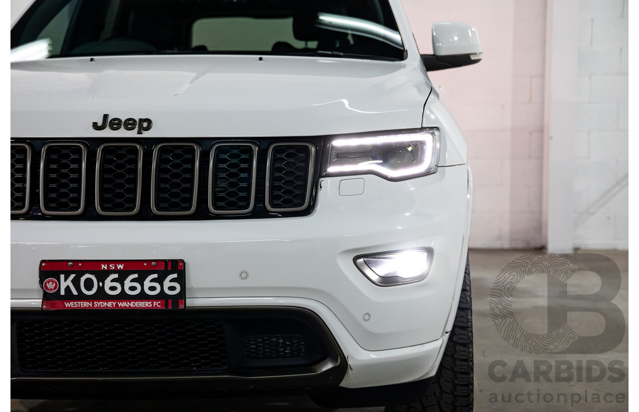 07/2016 Jeep Grand Cherokee 75TH ANNIVERSARY WK MY16 4D Wagon White 3.6L