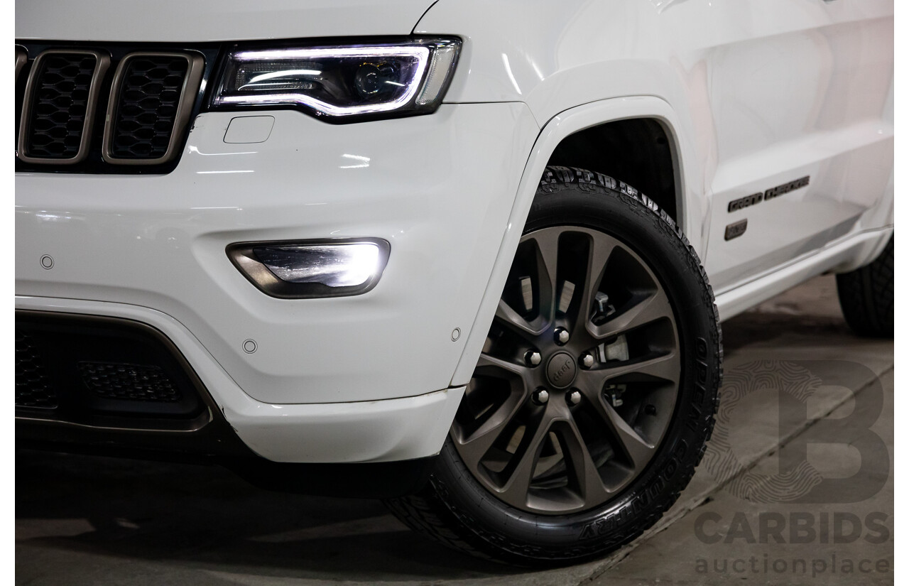07/2016 Jeep Grand Cherokee 75TH ANNIVERSARY WK MY16 4D Wagon White 3.6L
