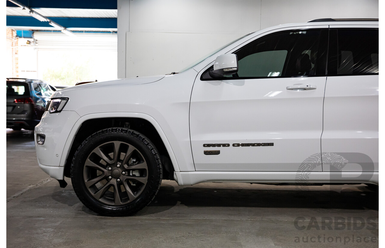 07/2016 Jeep Grand Cherokee 75TH ANNIVERSARY WK MY16 4D Wagon White 3.6L