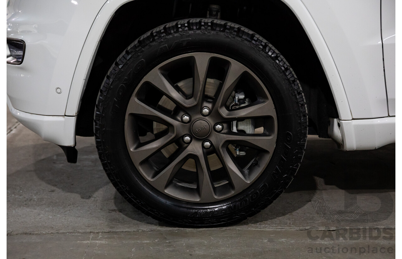 07/2016 Jeep Grand Cherokee 75TH ANNIVERSARY WK MY16 4D Wagon White 3.6L