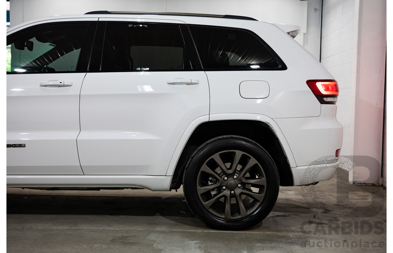 07/2016 Jeep Grand Cherokee 75TH ANNIVERSARY WK MY16 4D Wagon White 3.6L
