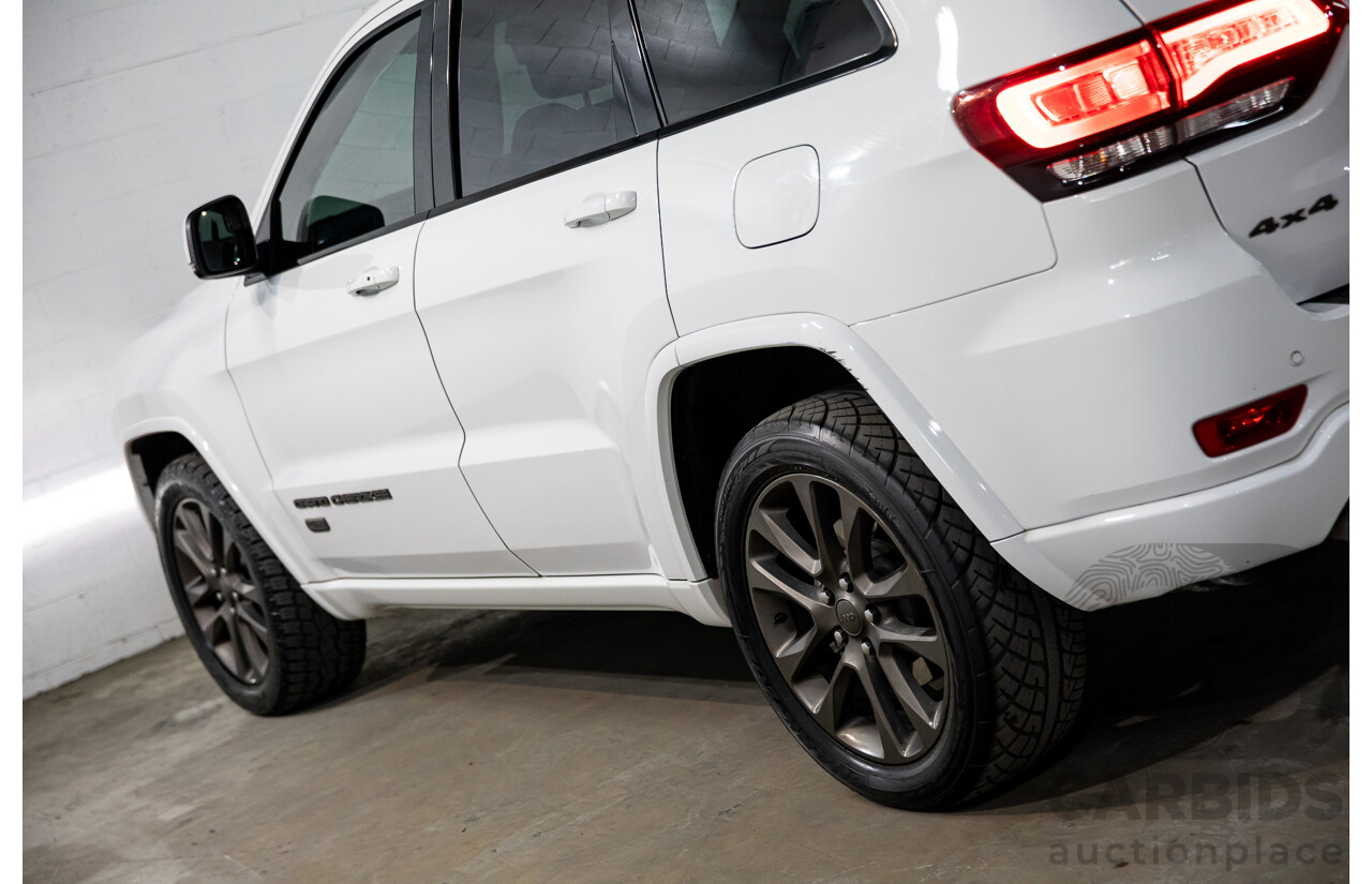 07/2016 Jeep Grand Cherokee 75TH ANNIVERSARY WK MY16 4D Wagon White 3.6L