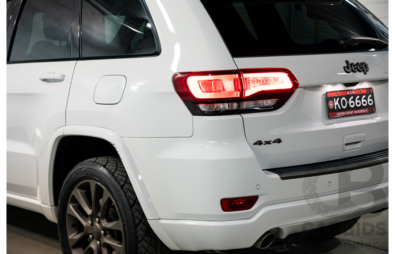 07/2016 Jeep Grand Cherokee 75TH ANNIVERSARY WK MY16 4D Wagon White 3.6L