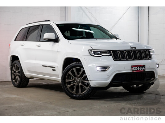 07/2016 Jeep Grand Cherokee 75TH ANNIVERSARY WK MY16 4D Wagon White 3.6L