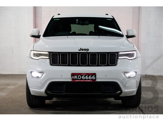 07/2016 Jeep Grand Cherokee 75TH Anniversary (4x4) WK MY16 4d Wagon White V6 3.6L