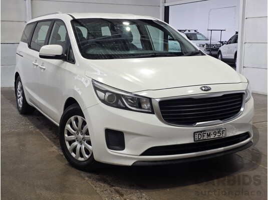 5/2016 Kia Carnival S YP MY16 4d Wagon Clear White 3.3L