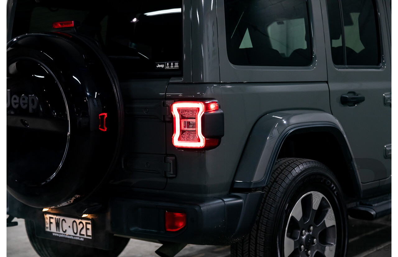 01/2020 Jeep Wrangler Overland JL MY20 2D Hardtop Sting Grey 3.6L