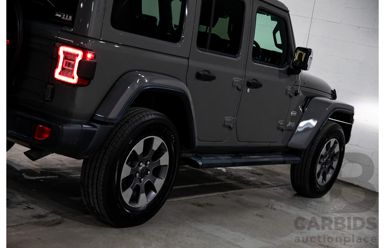 01/2020 Jeep Wrangler Overland JL MY20 2D Hardtop Sting Grey 3.6L