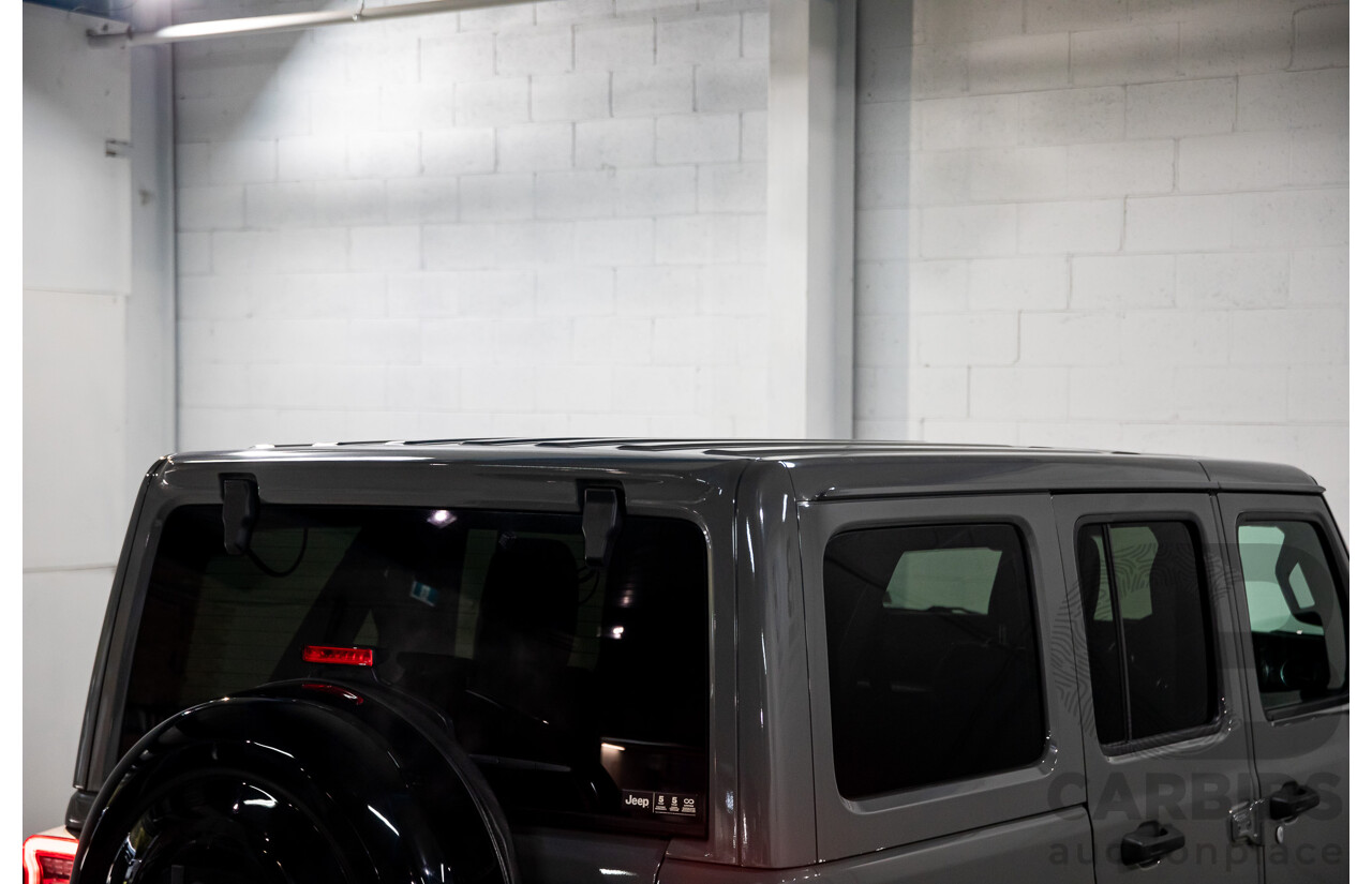 01/2020 Jeep Wrangler Overland JL MY20 2D Hardtop Sting Grey 3.6L