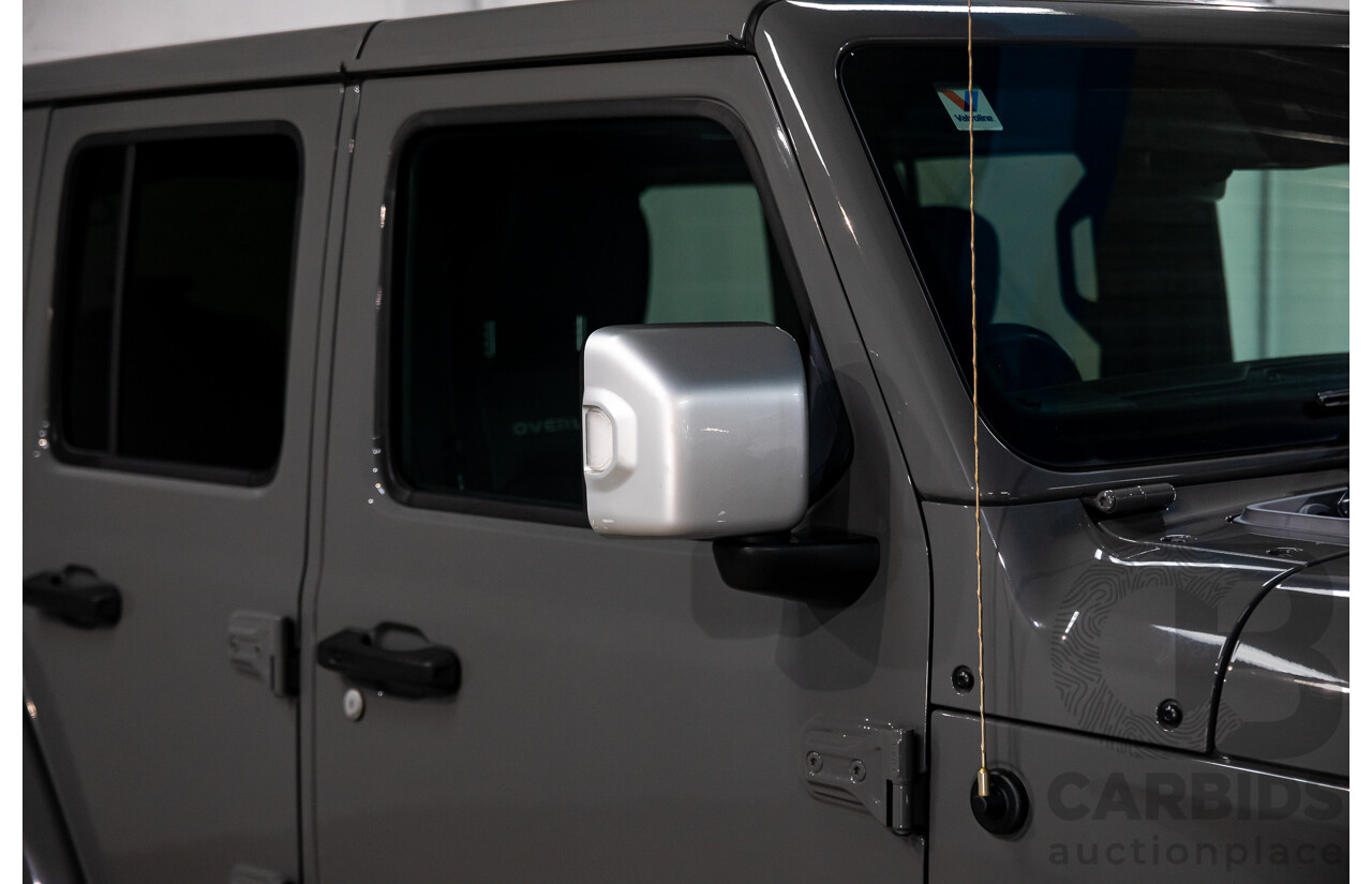 01/2020 Jeep Wrangler Overland JL MY20 2D Hardtop Sting Grey 3.6L