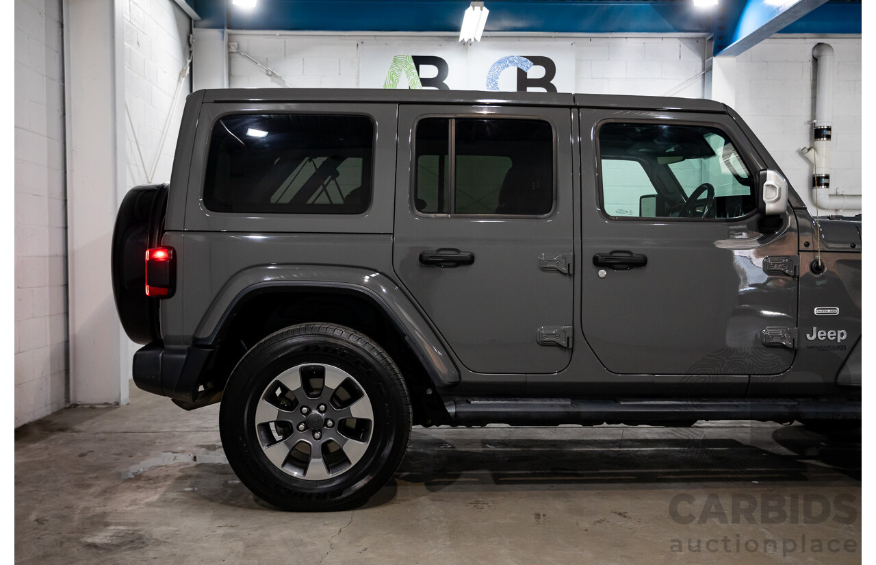 01/2020 Jeep Wrangler Overland JL MY20 2D Hardtop Sting Grey 3.6L