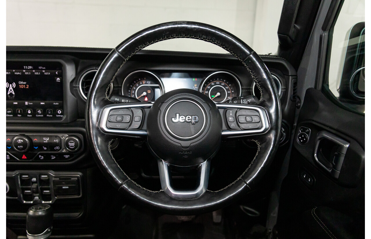 01/2020 Jeep Wrangler Overland JL MY20 2D Hardtop Sting Grey 3.6L