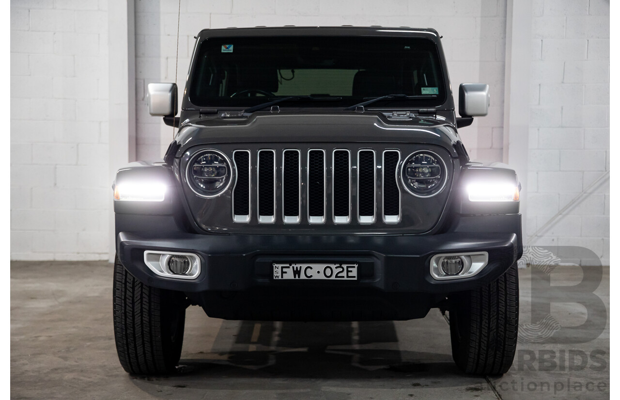 01/2020 Jeep Wrangler Overland JL MY20 2D Hardtop Sting Grey 3.6L