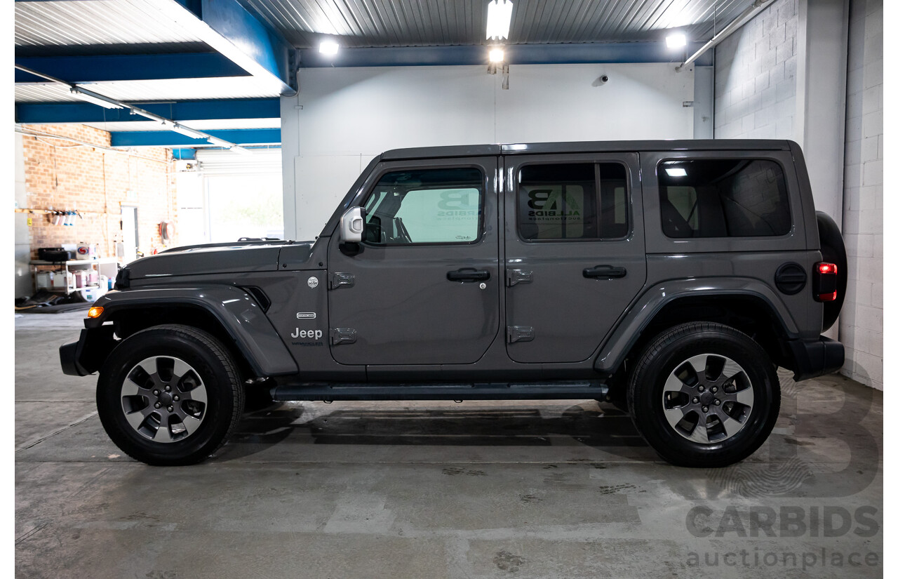 01/2020 Jeep Wrangler Overland JL MY20 2D Hardtop Sting Grey 3.6L