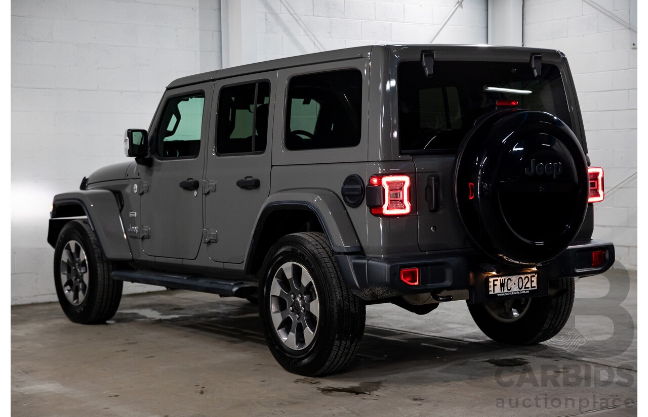 01/2020 Jeep Wrangler Overland JL MY20 2D Hardtop Sting Grey 3.6L