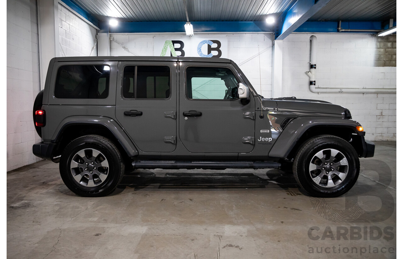 01/2020 Jeep Wrangler Overland JL MY20 2D Hardtop Sting Grey 3.6L