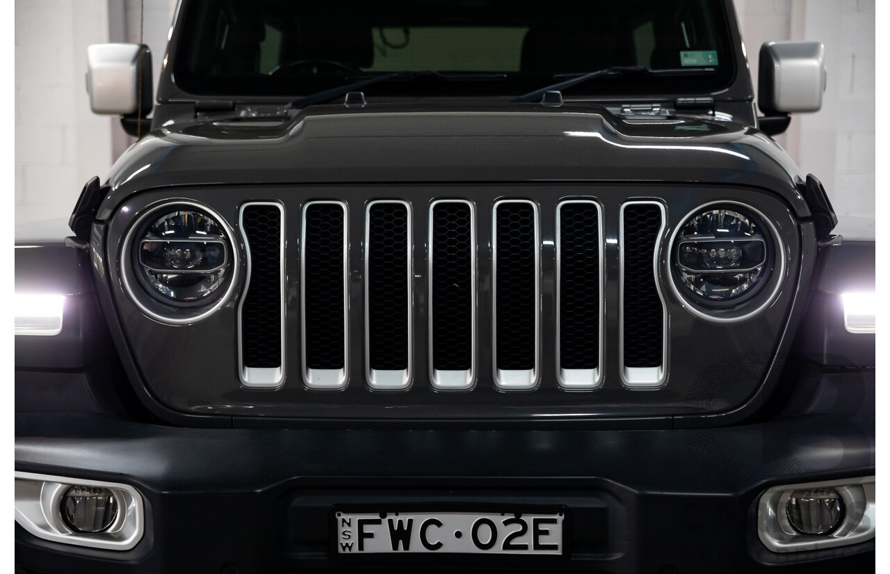 01/2020 Jeep Wrangler Overland JL MY20 2D Hardtop Sting Grey 3.6L