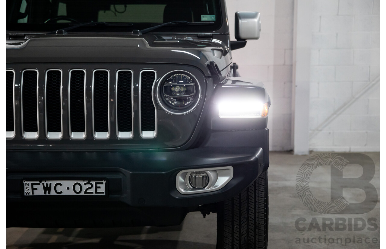 01/2020 Jeep Wrangler Overland JL MY20 2D Hardtop Sting Grey 3.6L