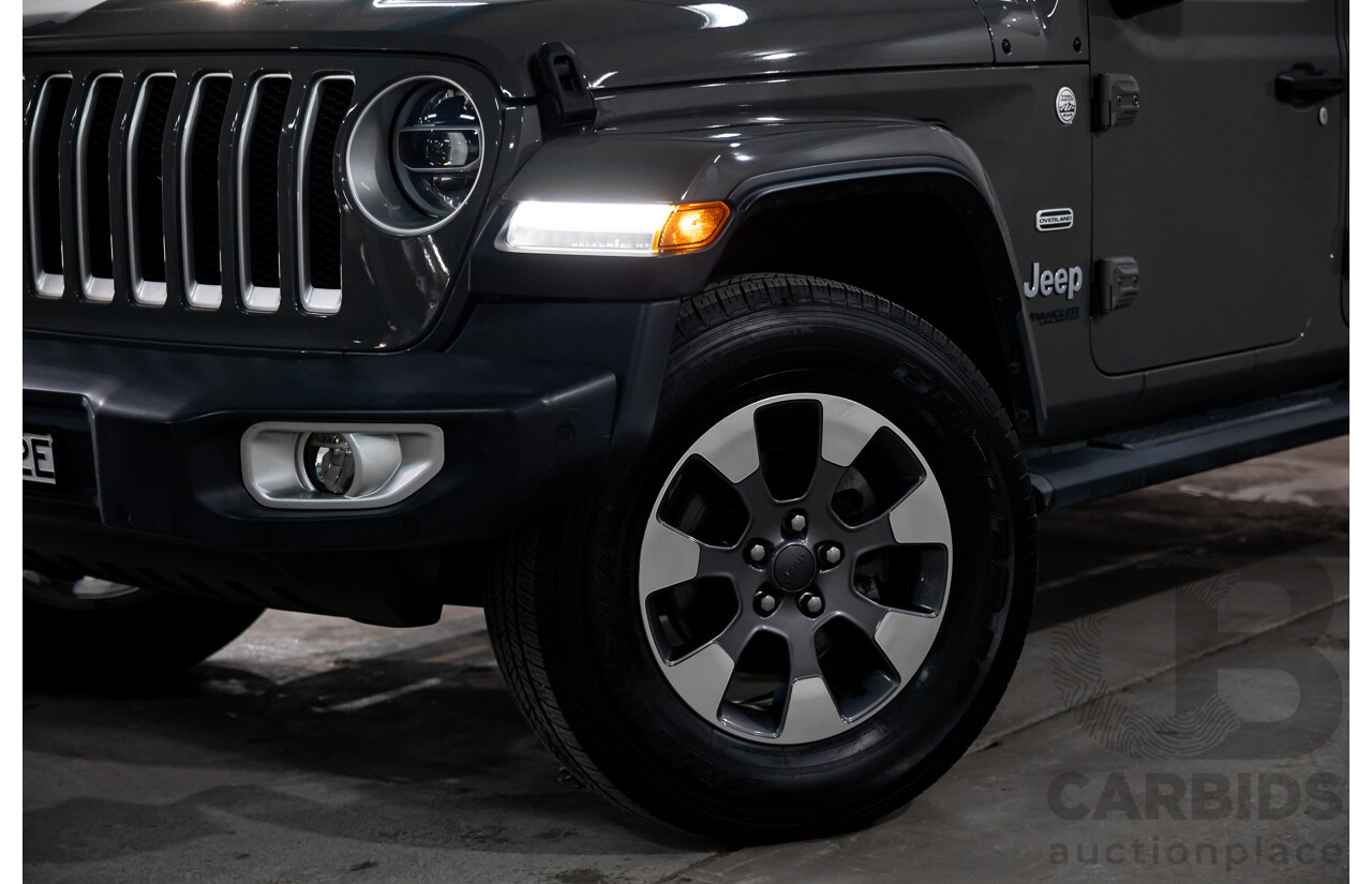 01/2020 Jeep Wrangler Overland JL MY20 2D Hardtop Sting Grey 3.6L