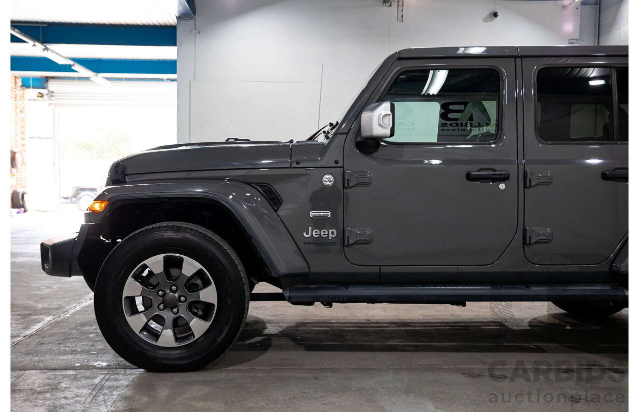 01/2020 Jeep Wrangler Overland JL MY20 2D Hardtop Sting Grey 3.6L
