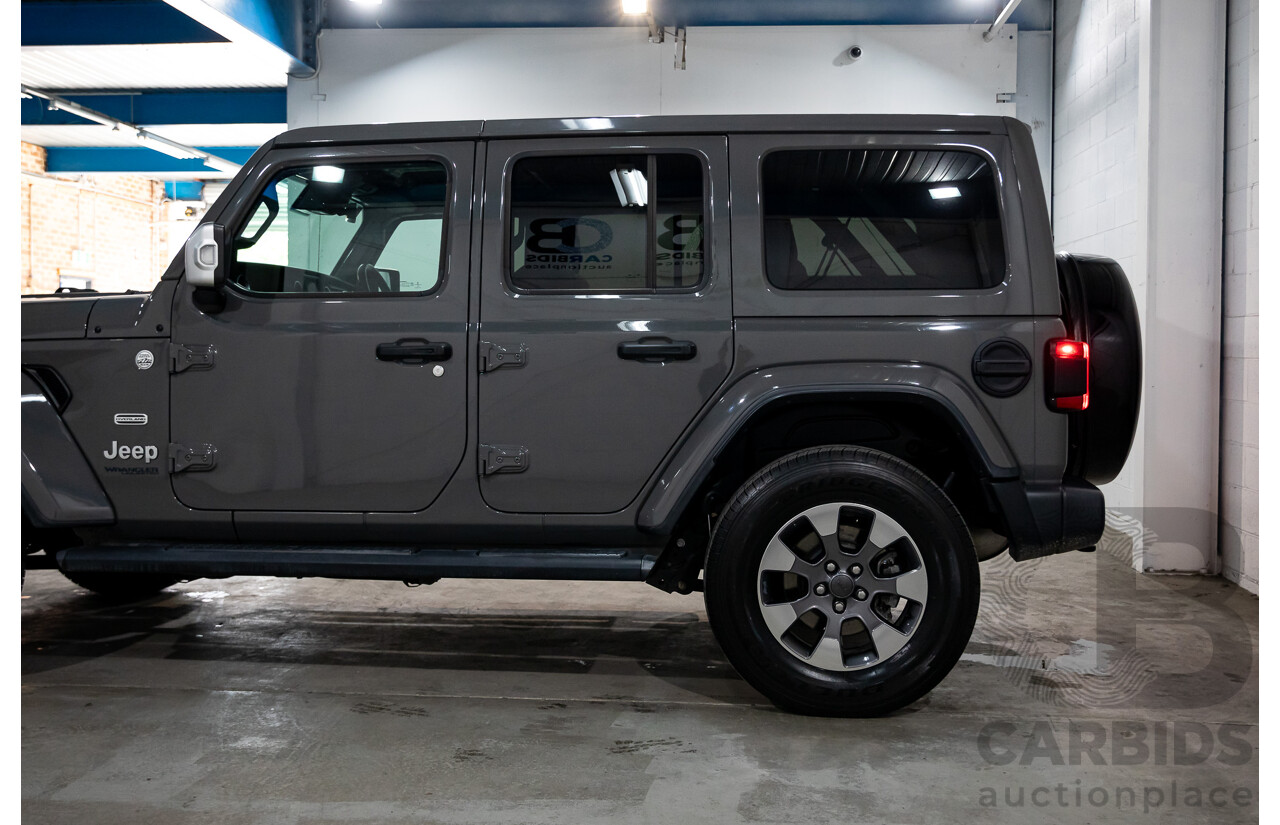 01/2020 Jeep Wrangler Overland JL MY20 2D Hardtop Sting Grey 3.6L