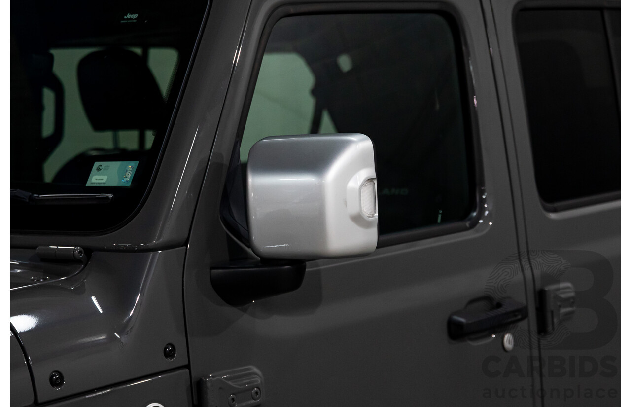01/2020 Jeep Wrangler Overland JL MY20 2D Hardtop Sting Grey 3.6L