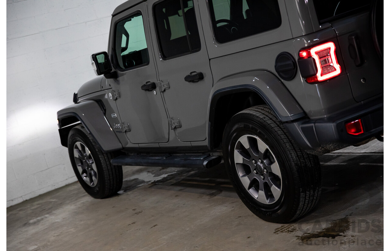 01/2020 Jeep Wrangler Overland JL MY20 2D Hardtop Sting Grey 3.6L