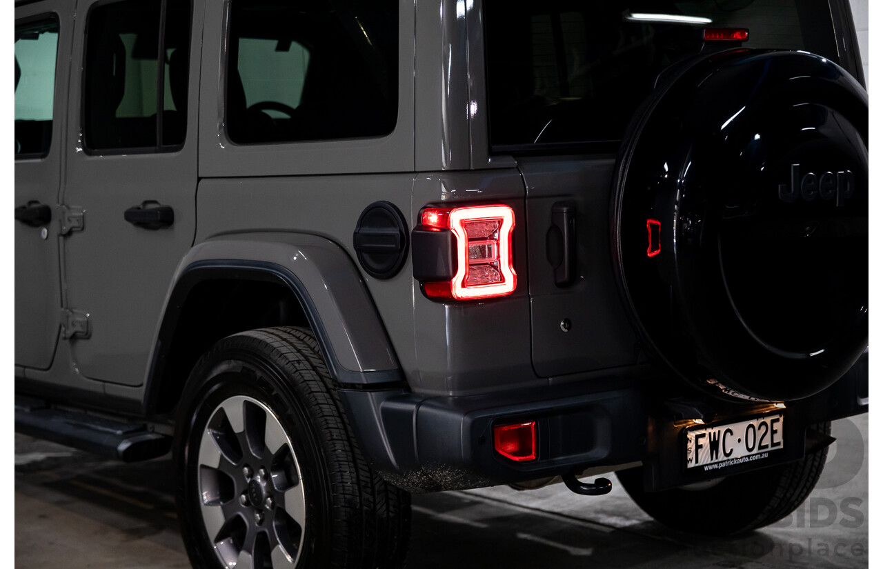 01/2020 Jeep Wrangler Overland JL MY20 2D Hardtop Sting Grey 3.6L
