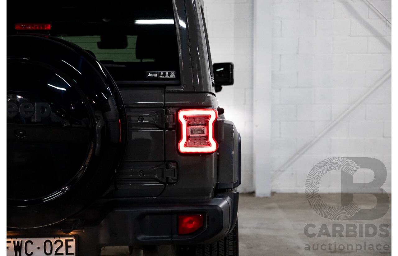 01/2020 Jeep Wrangler Overland JL MY20 2D Hardtop Sting Grey 3.6L