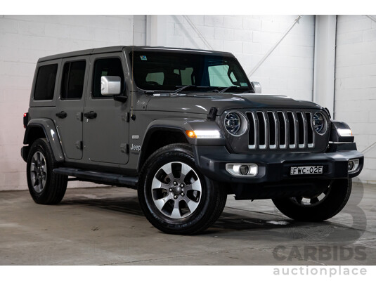 01/2020 Jeep Wrangler Overland JL MY20 2D Hardtop Sting Grey 3.6L
